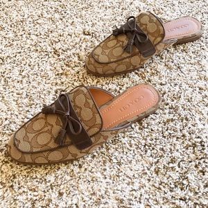 COACH Signature Loafer Mule